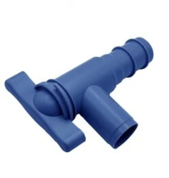Blue 28mm Fresh Water Drainage Tap Outlet Food Safe Caravan Motorhome Campervan -Camping Online 8575035