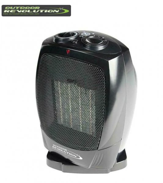 Outdoor Revolution Portable PTC Oscillating Ceramic Heater 750W/1500W Camping 6 Outdoor Revolution Portable PTC Oscillating Ceramic Heater 750W/1500W Camping - Image 6