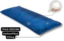 Highlander Sleepline 250 Adult Envelope Sleeping Bag Deep Blue SB034-DB -Camping Online 875