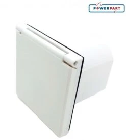 230V Mains Hook Up Inlet Socket Caravan VW Motorhome Flush Fitting White PO113W