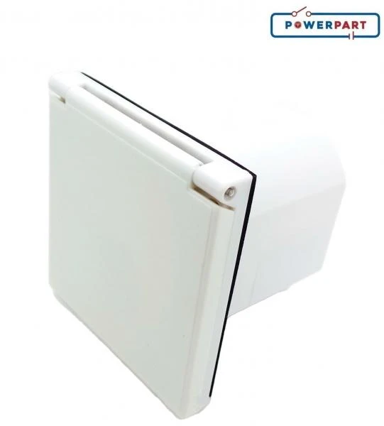 230V Mains Hook Up Inlet Socket Caravan VW Motorhome Flush Fitting White PO113W 1 230V Mains Hook Up Inlet Socket Caravan VW Motorhome Flush Fitting White PO113W