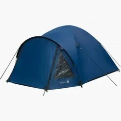 Highlander Juniper 3 Person Dome Tent Camping Hiking Deep Blue TEN127-DB -Camping Online 8894701