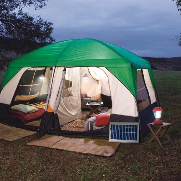 HUBi 10K Solar Panel And 2 USB Rechargeable Lumi Lights Motorhome Caravan Boat 2 HUBi 10K Solar Panel And 2 USB Rechargeable Lumi Lights Motorhome Caravan Boat - Image 2