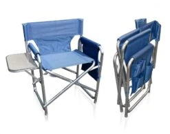 Leisurewize Folding Aluminium Directors Chair Camping Caravan – Blue LW6 10 Leisurewize Folding Aluminium Directors Chair Camping Caravan – Blue LW6 -Camping Online 9061