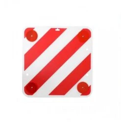 Pennine Rear Warning Sign Safety Signal Reflector Plate PVC Motorhome/Trailer -Camping Online 9491a