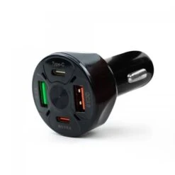 Streetwize Fast Charging Car Adaptor USB 4 Ports 12V Type C USB Type A Charger SWUSB21 -Camping Online 9534675