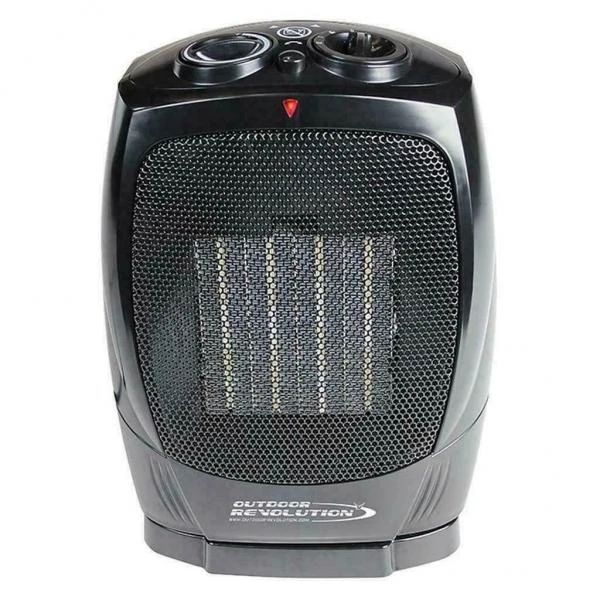 Outdoor Revolution Portable PTC Oscillating Ceramic Heater 750W/1500W Camping 2 Outdoor Revolution Portable PTC Oscillating Ceramic Heater 750W/1500W Camping - Image 2