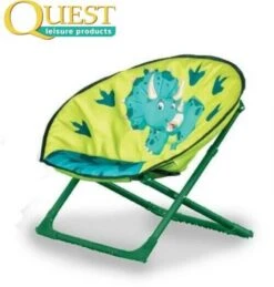 Quest Moon Chair Dino Junior Kids Chair Camping Festivals Caravanning SP2037