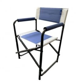 Royal Folding Steel Directors Chair Camping Fishing Max Load 18 Stone