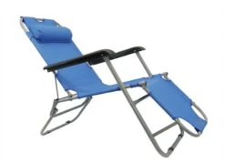 Leisurewize Easi-Recline Sun Lounger Chair – Blue Garden Camping Caravan LW674 -Camping Online 9892192