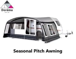 Dorema ONYX 270 Seasonal Pitch Caravan Awning 28mm Steel Frame -Camping Online 9951