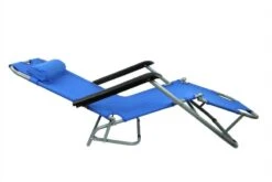 Leisurewize Easi-Recline Sun Lounger Chair – Blue Garden Camping Caravan LW674 -Camping Online 9982594