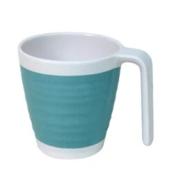 Outdoor Revolution X 4 Pastel Blue Melamine Mug Set
